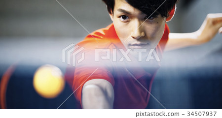 Table tennis player men Table tennis player men 34507937