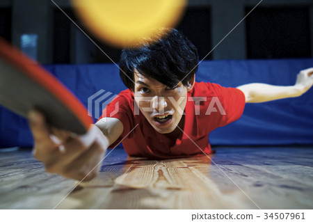 Table tennis player men Table tennis player men 34507961