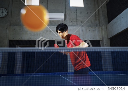 乒乓球運動員的男人 34508014