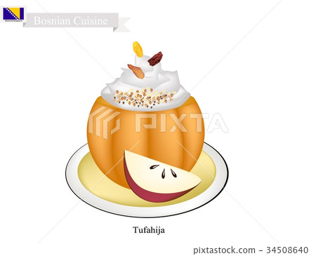Tufahija Traditional Bosnian Walnut Stuffed Apples Tufahija Traditional Bosnian Walnut Stuffed Apples 34508640
