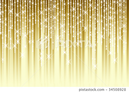 閃閃發光的金色窗簾 34508928