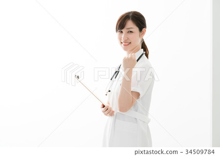 護士做膽量姿勢 34509784