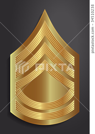 Military Ranks and Insignia. Stripes and Chevrons 34510238