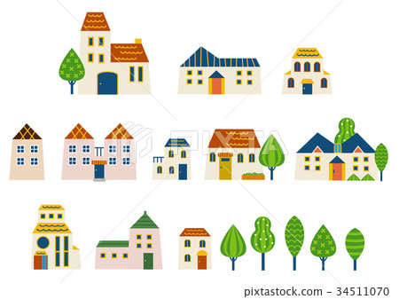 城鎮的街道 城鎮的街道 34511070