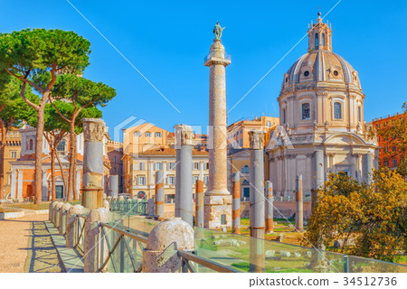 Beautiful landscape of the Rome 34512736