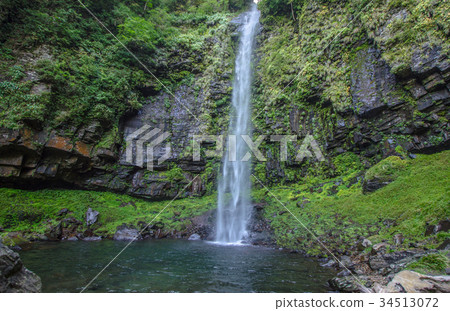 Gifu Prefecture Gujo City Amida Falls in summer Gifu Prefecture Gujo City Amida Falls in summer 34513072