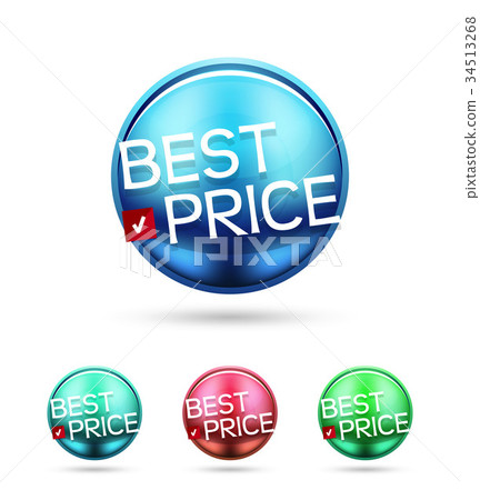 Best price round label 34513268