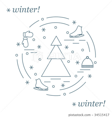 sports figure skating arranged in a circle 34515417