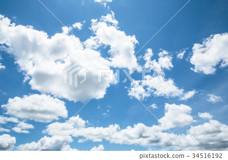 blue sky with cloud. blue sky with cloud. 34516192