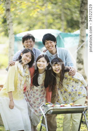 University student taking a commemorative photo University student taking a commemorative photo 34522529