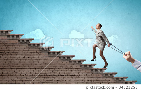 With tied hands 34523253