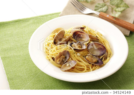 蛤蜊意大利面 34524149