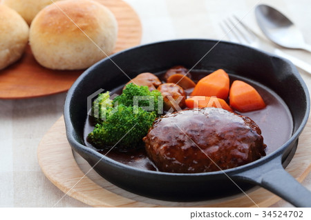 紅燒漢堡牛排 34524702