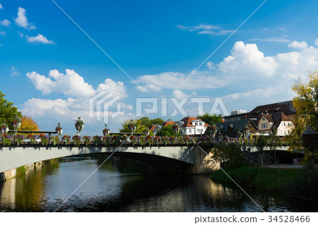 Neka Bridge with blue sky Neka Bridge with blue sky 34528466
