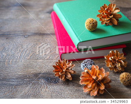 Image of a book and tree nuts 34529963