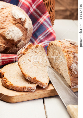 Baked traditional bread Baked traditional bread 34532140