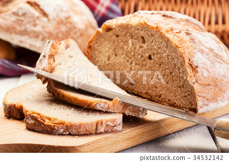 Baked traditional bread Baked traditional bread 34532142