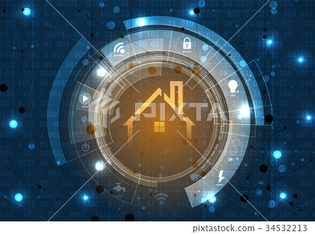 smart home technology futuristic concept business 34532213