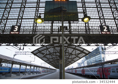 Kiyevskaya railway station. Moscow, Russia Kiyevskaya railway station. Moscow, Russia 34532444