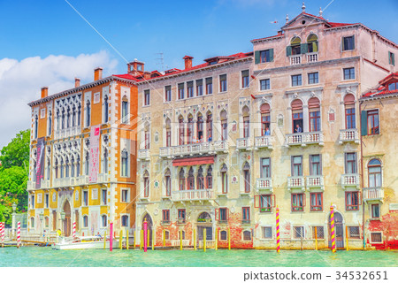 View of one of the most beautiful cities - Venice. View of one of the most beautiful cities - Venice. 34532651