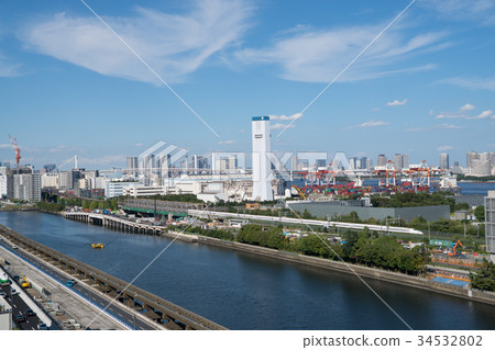 N700 series that goes to Tokyo landmark and the Gulf area 34532802