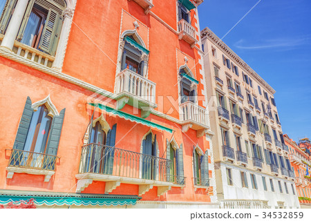 View of the most beautiful places of Venice. View of the most beautiful places of Venice. 34532859