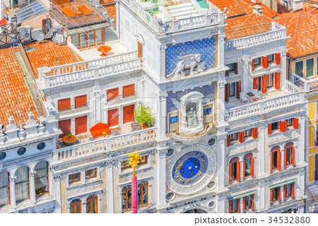 Panoramic view of Venice from the Campanile . Panoramic view of Venice from the Campanile . 34532880