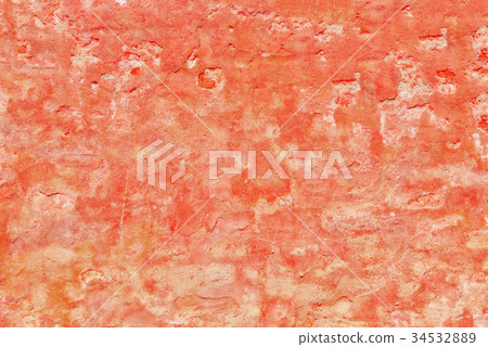 Texture of a medieval old plaster wall in Venice. 34532889