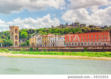 Beautiful landscape view of Florence. Italy. Beautiful landscape view of Florence. Italy. 34532914