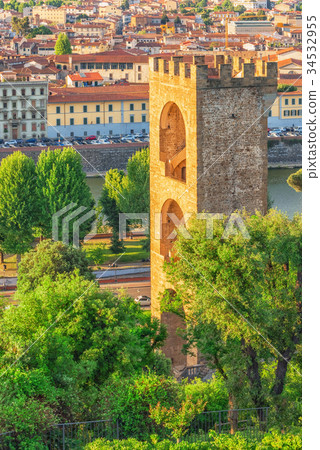 Beautiful landscape view of Florence. Italy. Beautiful landscape view of Florence. Italy. 34532955