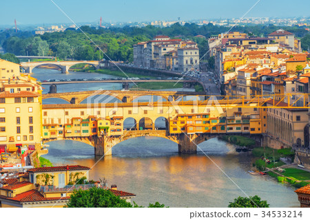 Beautiful landscape view of Florence. Italy. Beautiful landscape view of Florence. Italy. 34533214