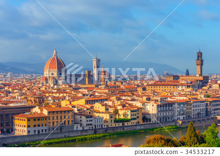 Beautiful landscape view of Florence. Italy. 34533217