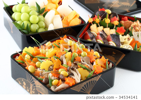 秋天假日午餐盒蘑菇米炸毀了 34534141