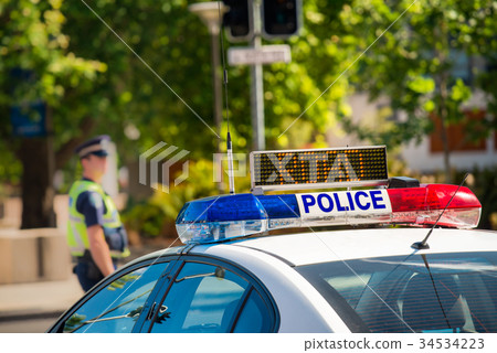 Australian police car Australian police car 34534223
