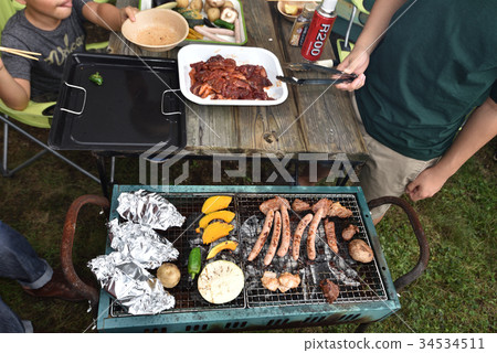 Barbecue landscape Barbecue landscape 34534511