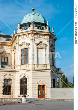 Belvedere Palace and garden in Vienna. Belvedere Palace and garden in Vienna. 34534526