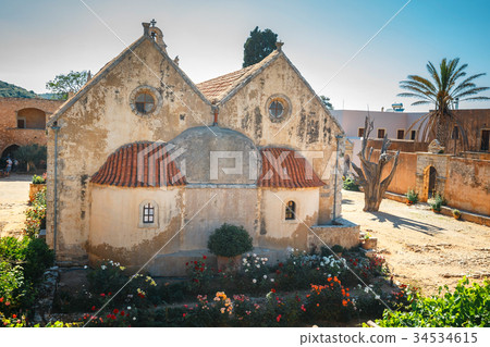 Basilica of Arkadi Monastery on Crete, Greece 34534615
