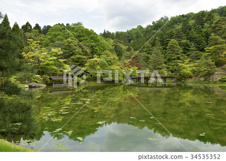 Shogakuin皇宮皇宮龍捲風池塘 34535352