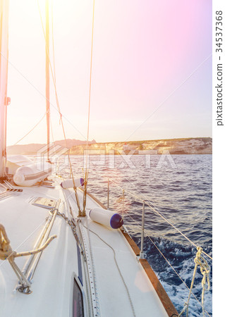 yacht near Sardinia island yacht near Sardinia island 34537368