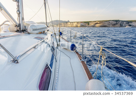 yacht near Sardinia island 34537369