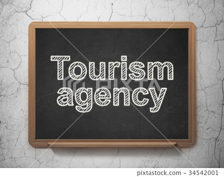 Tourism concept: Tourism Agency on chalkboard Tourism concept: Tourism Agency on chalkboard 34542001