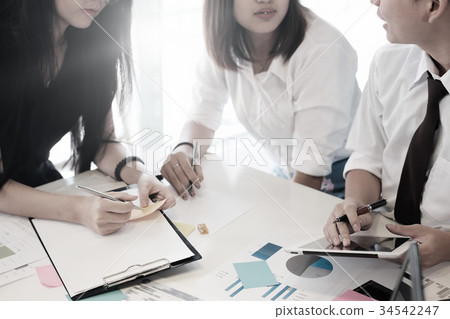 Business tam consult in office. 34542247