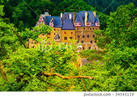 Eltz Castle in Rhineland-Palatinate, Germany. Eltz Castle in Rhineland-Palatinate, Germany. 34543119