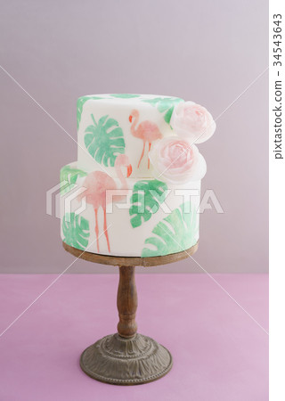 Tropical wedding cake Tropical wedding cake 34543643
