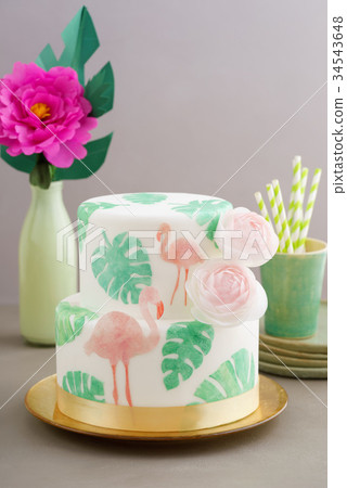 Tropical wedding cake Tropical wedding cake 34543648