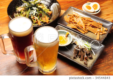 Draft beer Black beer snack 34544843