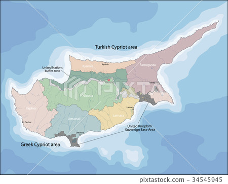 Map of Cyprus 34545945