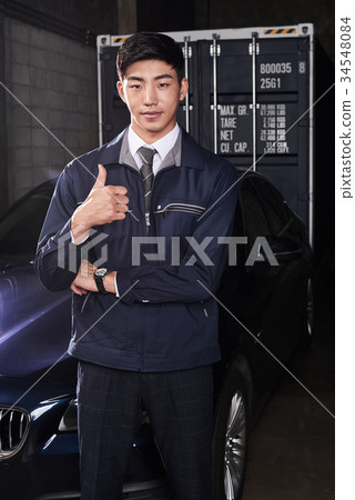 汽車，工程師，機修工 34548084