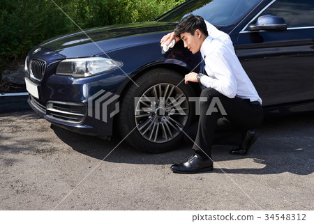 汽車，洗車，機修工 34548312