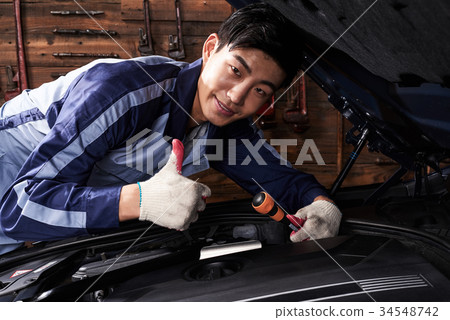 汽車，工程師，機修工 34548742